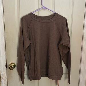Brown long sleeve shirt